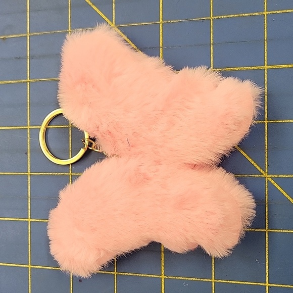 Furry Butterfly Keyring 4" x 5" - Picture 1 of 1